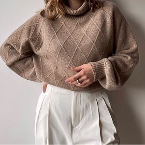 Cashmere turtleneck sweater